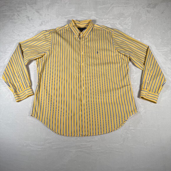 Ralph Lauren Other - Ralph Lauren Shirt Men Size XL Long Sleeve Classic Fit Stripe 100% Cotton GUC